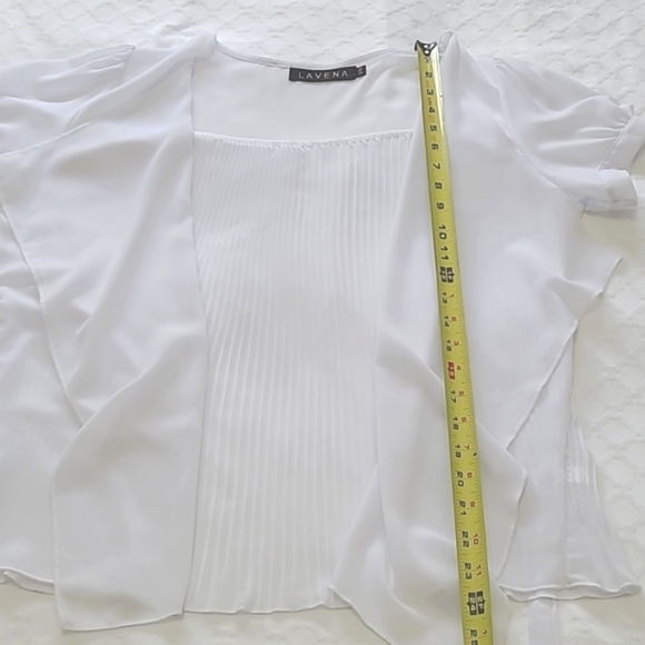 🤩4/$25 Pleated Open Front Blouse - Picture 6 of 9